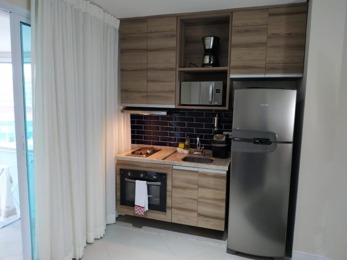 Estanconfor Praia Santos Ac Garagem Sacada Fechada ภายนอก รูปภาพ