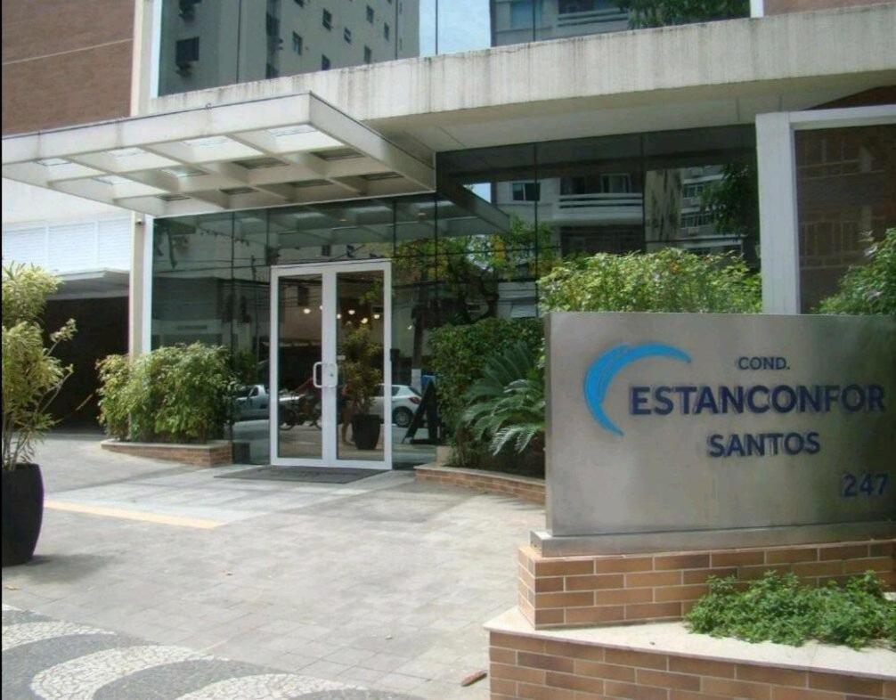 Estanconfor Praia Santos Ac Garagem Sacada Fechada ภายนอก รูปภาพ