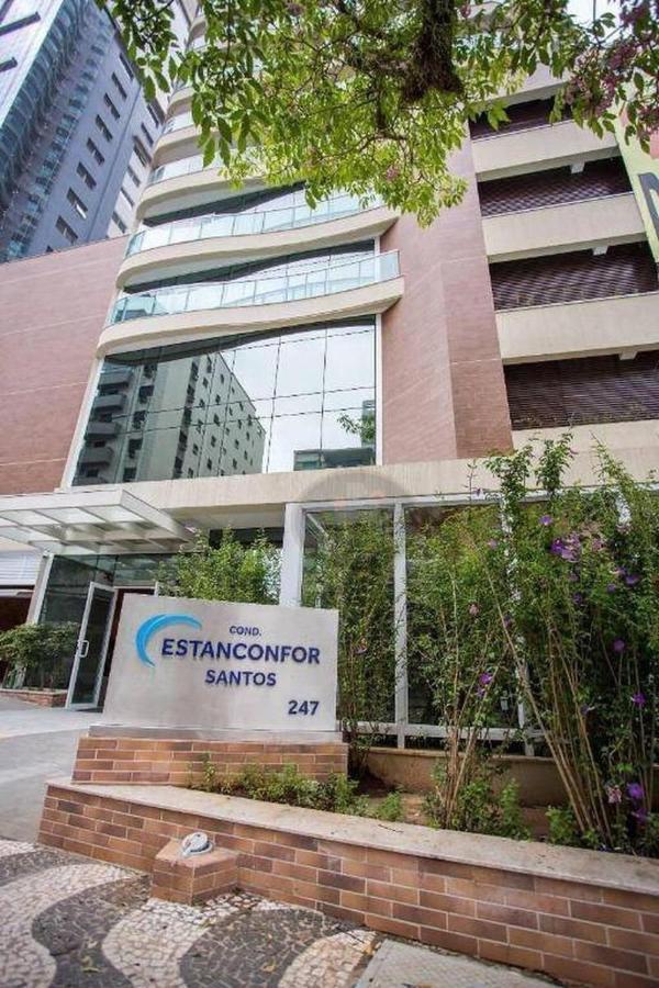 Estanconfor Praia Santos Ac Garagem Sacada Fechada ภายนอก รูปภาพ
